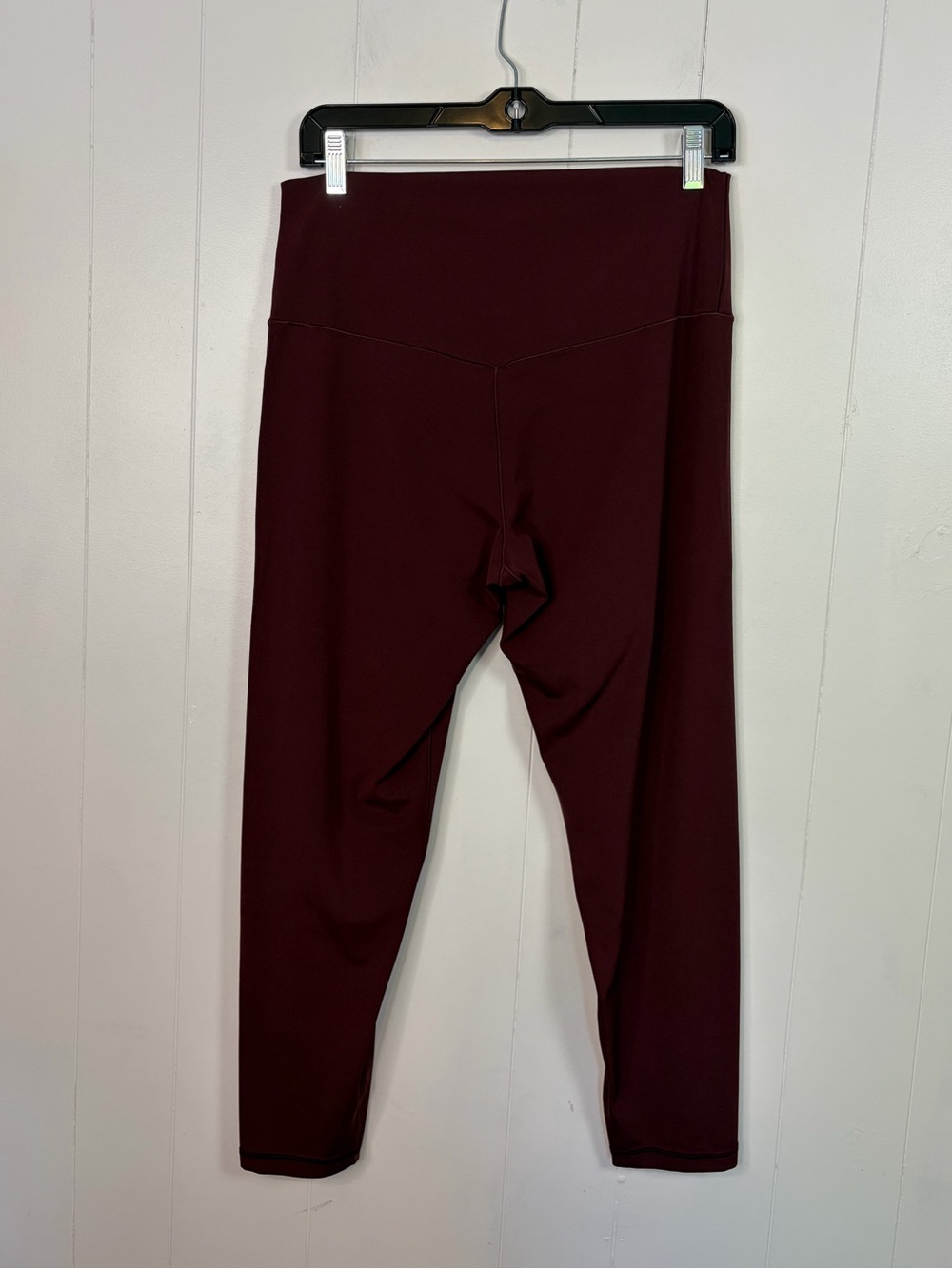 Aerie Offline AEO Real Me High Rise Leggings Burgundy Yoga Workout Activewear XL - Picture 5 of 7